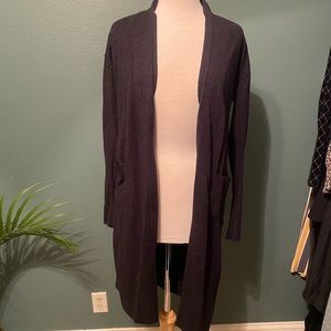 Black Shimmery Duster